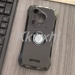Blackview Oscal Pilot 3 Shockproof Soft Phone Case with Back Ring Holder Bracket for Blackview BL7000 (Ring Case Black)