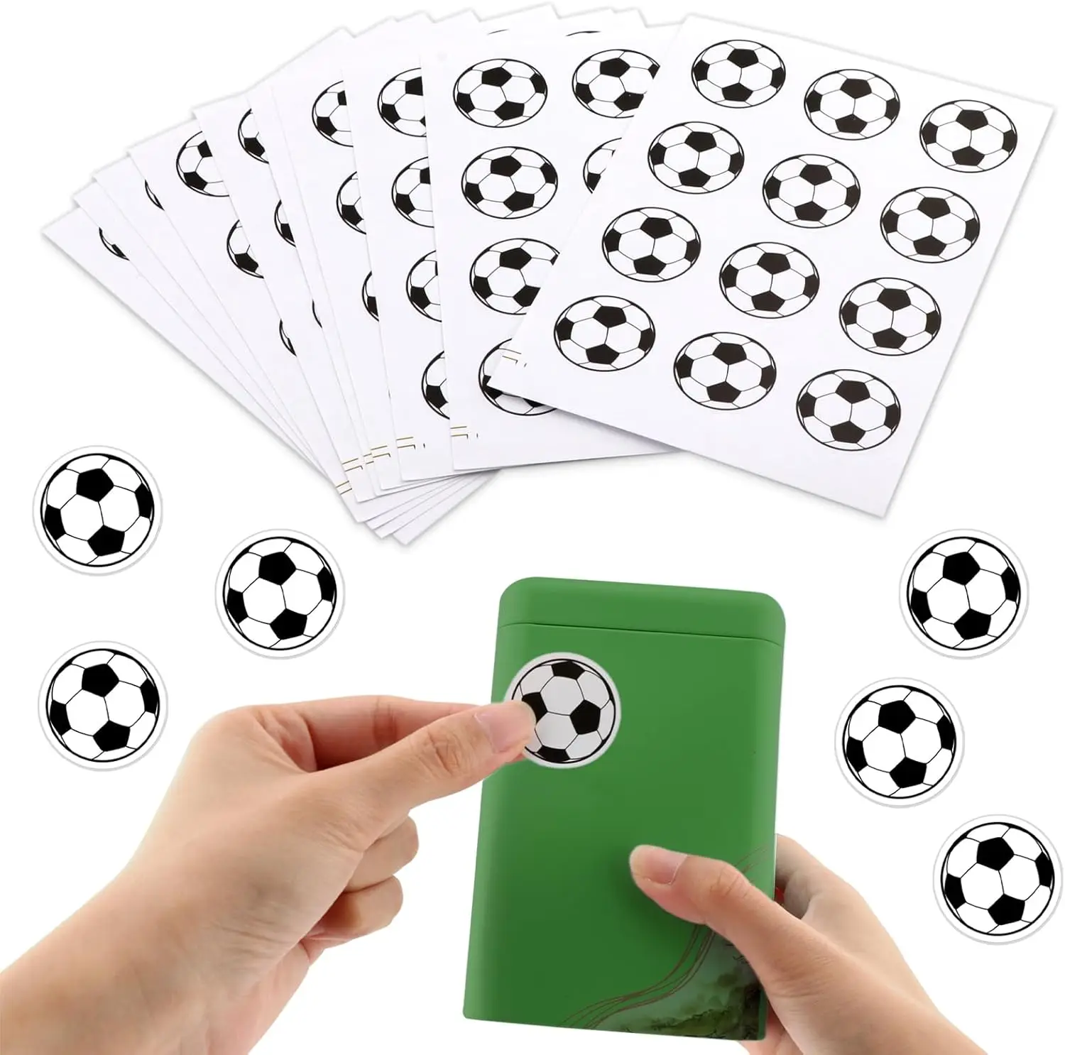 Fußball-Aufkleber, DIY-Zahlenballon, Geburtstagsdekoration, 81,3 cm, Aluminiumfolie, Zahlenballon, 0–9, Sportthema, Fußballspieler, Party – Detail 8