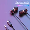 OLAF Wired Headphones DAC Type-C 3.5mm Headset 9D Bass Stereo Earbuds In-Ear Handsfree Earphones For Samsung S20 S10 Xiaomi POCO 2