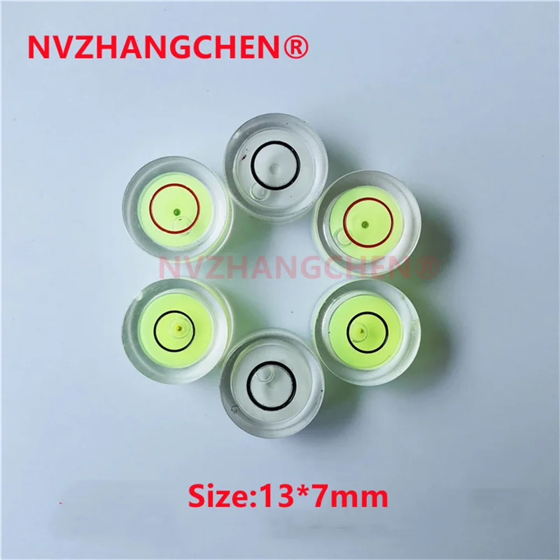 Precision Horizontal Bubble Bulls Eye Horizontal Spirit Level Bubble Inclinometer Green Bullseye for Diy Horizontal Measure Tool