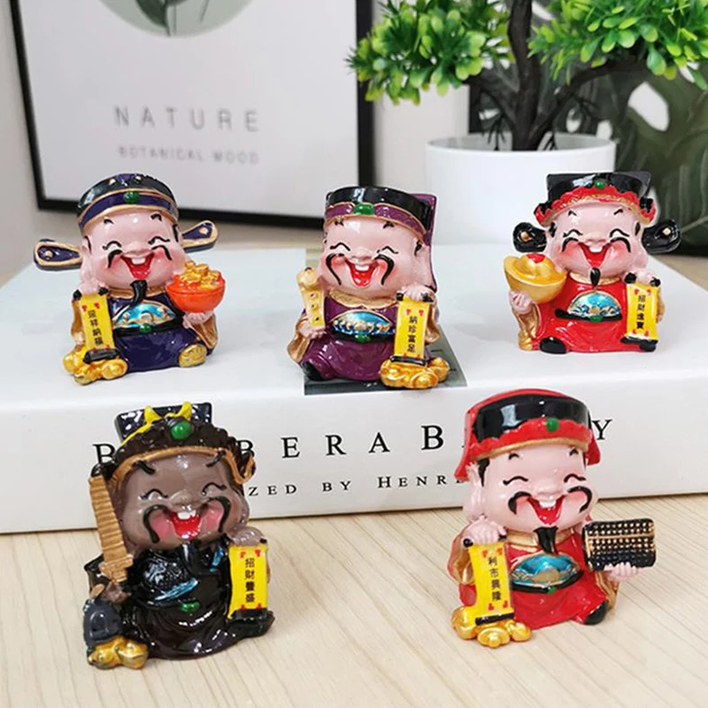 

Five-way God Of Wealth Lucky Decoration Creativity Lucky Wealth Desktop Car Decorations Chinese New Year Gifts Fashion Ornaments