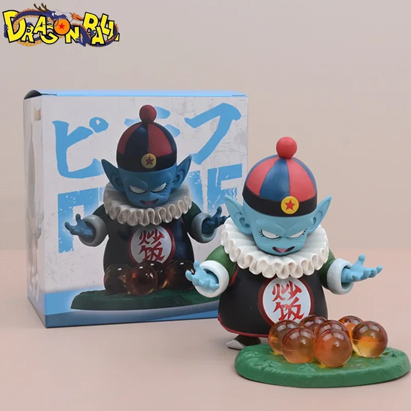 10Cm Anime Dragon Ball Pilaf Con Crystal Dragonball Model Toy Pvc Desk Decoration Action Figure Doll Regalo Di Compleanno
