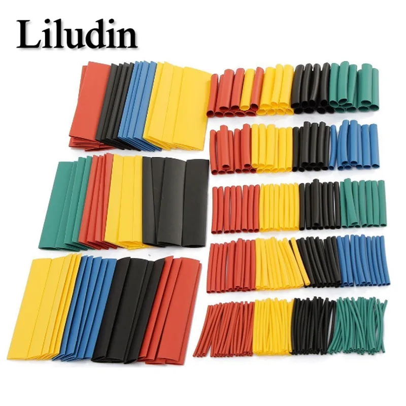 164pcs Polyolefin Heat Shrink Tube Set