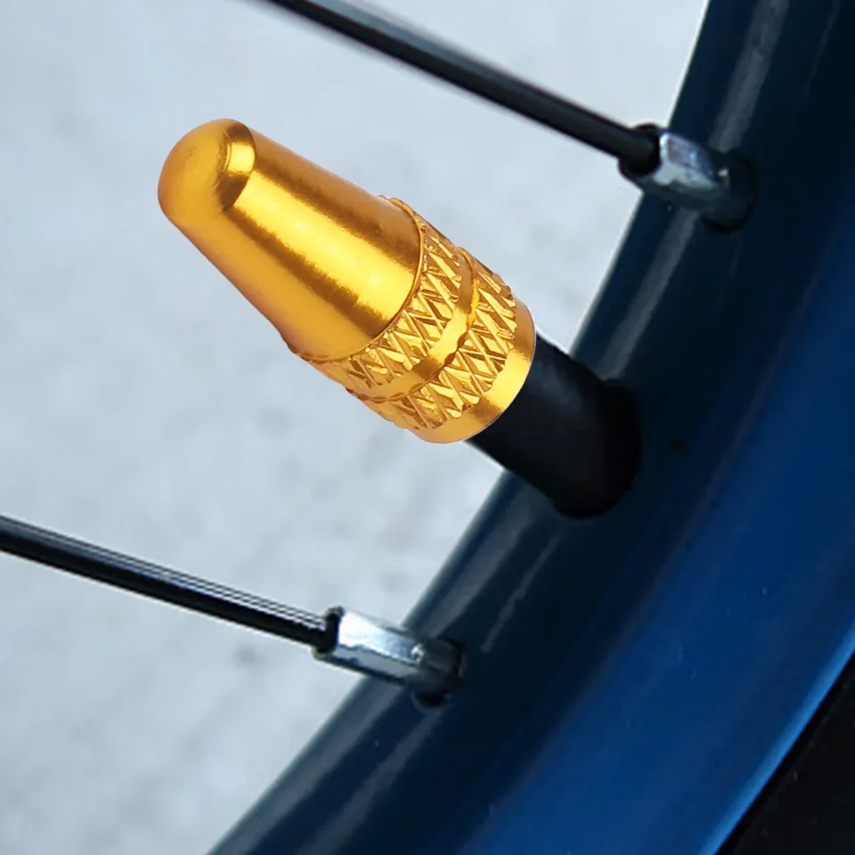 Futheda 4pcs nero bicicletta cerchio ruota pneumatico valvola aria tappi antipolvere ad alta pressione in alluminio pneumatico valvola tappi