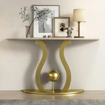 Consolle classica rustica Tavolo consolle geometrico minimalista moderno nordico Beauty Rectangle Tavolo Console Furniture
