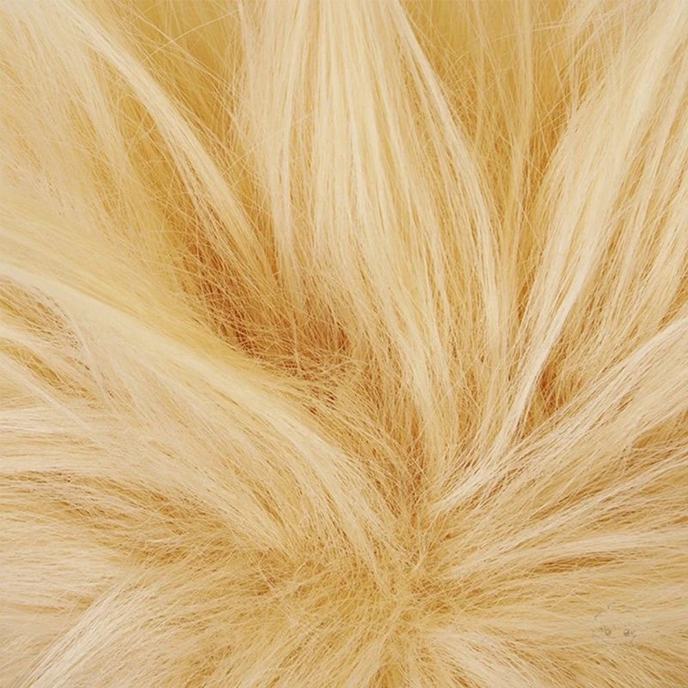 My Hero Academia Bakugou Katsuki Blonde Cosplay Wig - Heat Resistant Linen Short Style