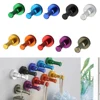 1Pc Colorful Decorative Wall Hanger Metal Aluminum Drilling Wall Mount Hanger For Clothes Key Towel Hooks Bathroom Kitchen Decor