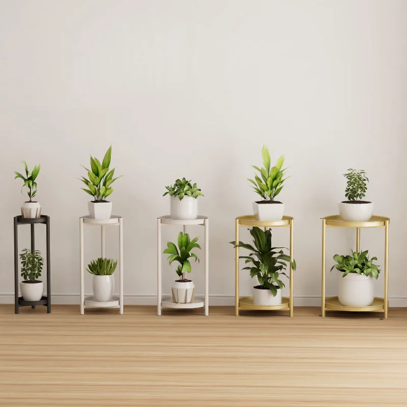 2Tier Potted Plant Flower Stand Pots Tray Lobby Shelves Planter Display Rack Storage Holder Shelf Home Balcony Garden Decoration plant stand wooden flower shelf