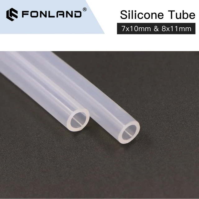 Silicone Tube 7mm 8mm Water Pipe Flexible Hose For Water Sensor Water Pump Water Chiller For CO2 Laser Cutting Machine 4