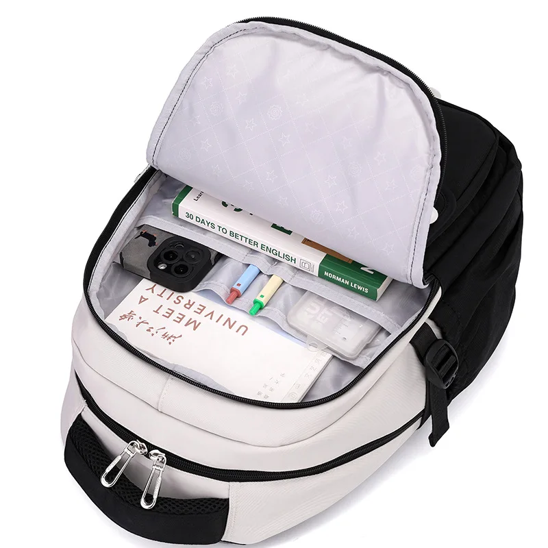 Waterproof Oxford Backpack for School and Commute