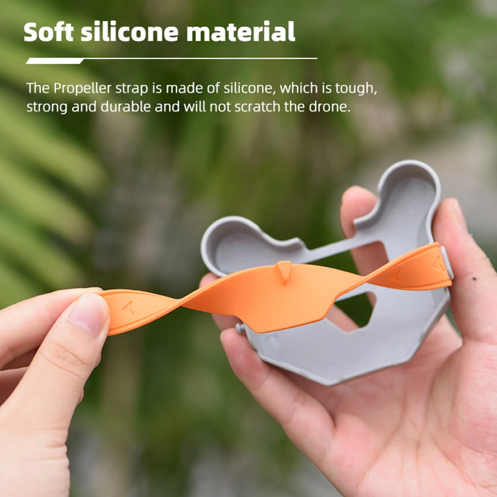 Support d'hélice en silicone pour DJI Mini 3 Pro - Lot de 2