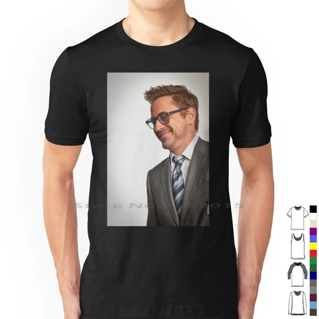 Art Robert Downey Jr T Shirt 100% Cotton Robert Downey Jr Wallpaper Robert  Downey Jr Art Robert Downey Jr Design Robert Downey - AliExpress