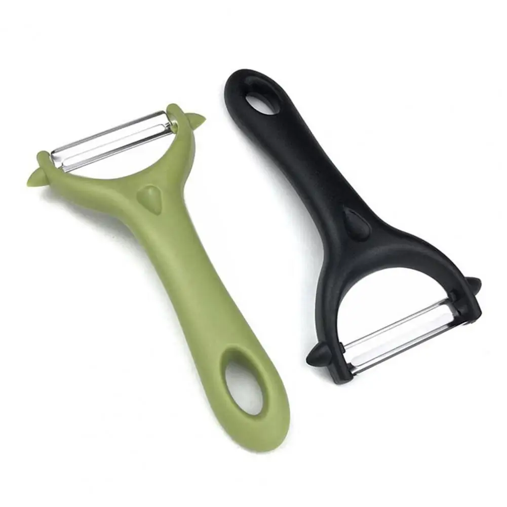 2Pcs Fruit Peelers Antislip Easy to Store Convenient Hanging Ring