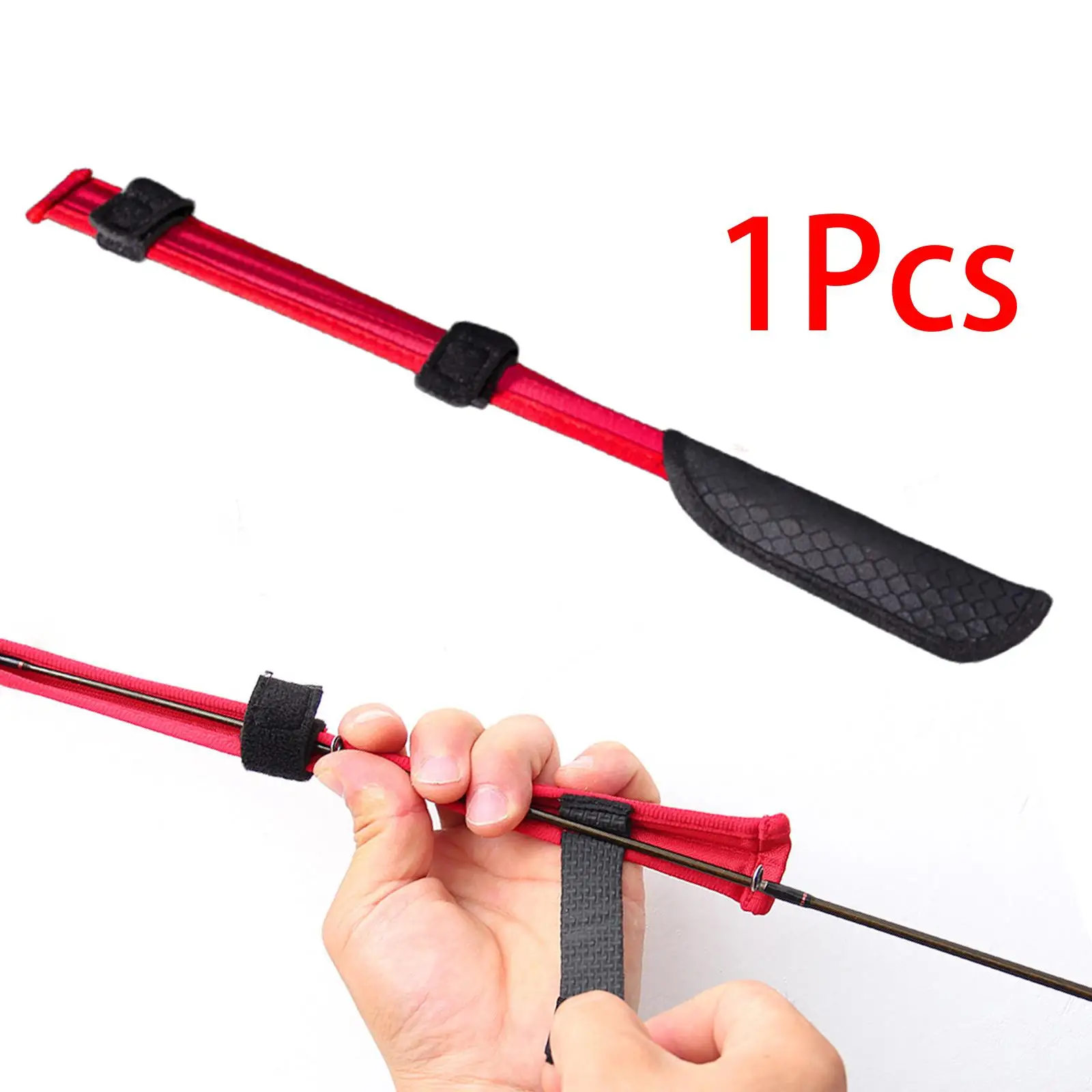 Carbon Fishing Pole Tip Storage Bag Rod Cover Durable Adjustable