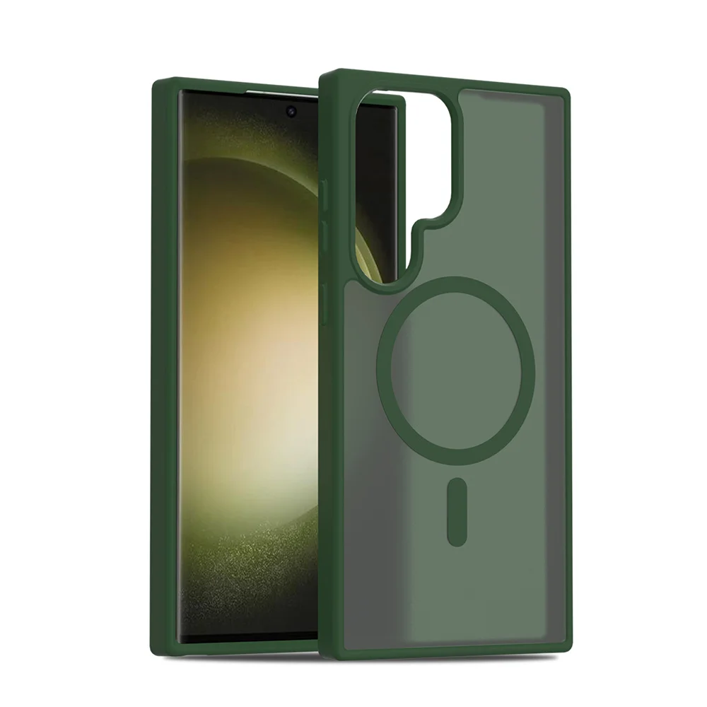 Luxury Dual-Material Protective Phone Case - Sleek Back Cover Design