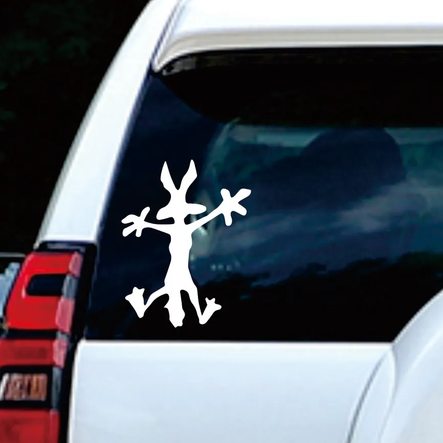 

Interesting Car Stickers For Coyote Crash Койот Motorcycle Decal Waterproof Windshield Auto Accessories