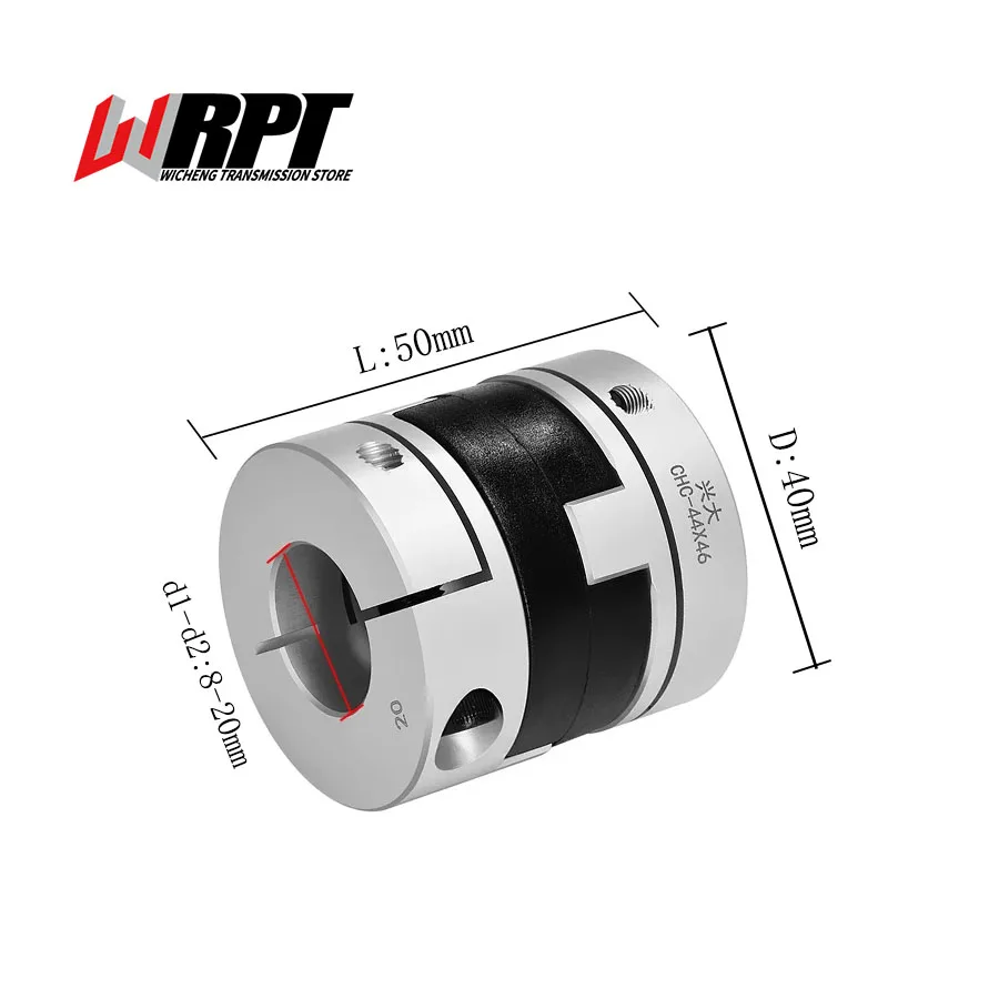 

CHC Aluminum Alloy Quick Release Coupling Clamping Type Cross Adjusting Coupling Cross Slider Coupling CHC-40x50