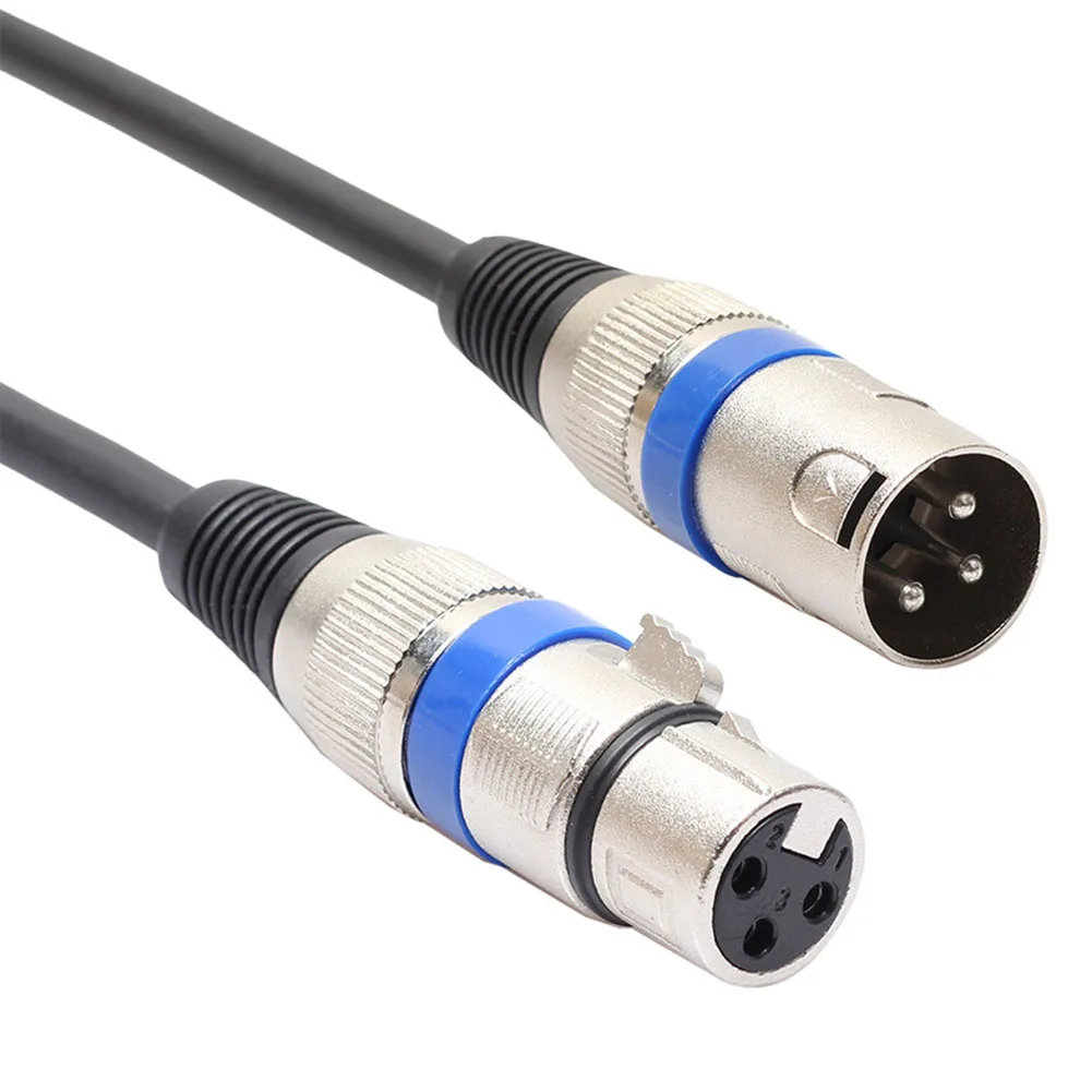 

Кабель XLR сбалансированный 5 шт., экранированный медный провод для микрофона, микшера, усилителя XLR «Папа-мама»