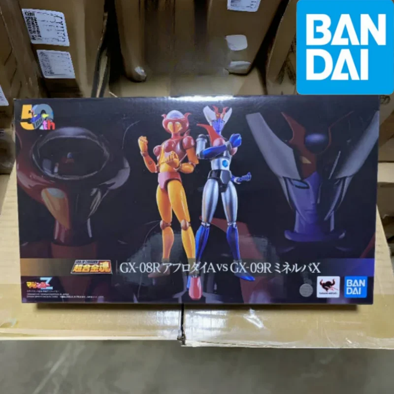 

Лидер продаж, Оригинальные фигурки Bandai Mazinger Z Gx-08r Aimei Shen A Vs Gx-09r майнерва X, фигурки, модели, фигурки, куклы, игрушки