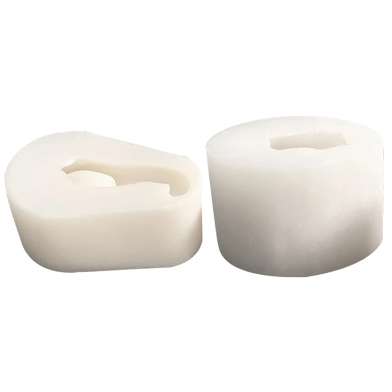 

N58F Long Round Conch Gypsum Flower Pot Silicone Mold Epoxy Resin Casting Mold Succulent Vase Cement Mold Candle Holder Mold