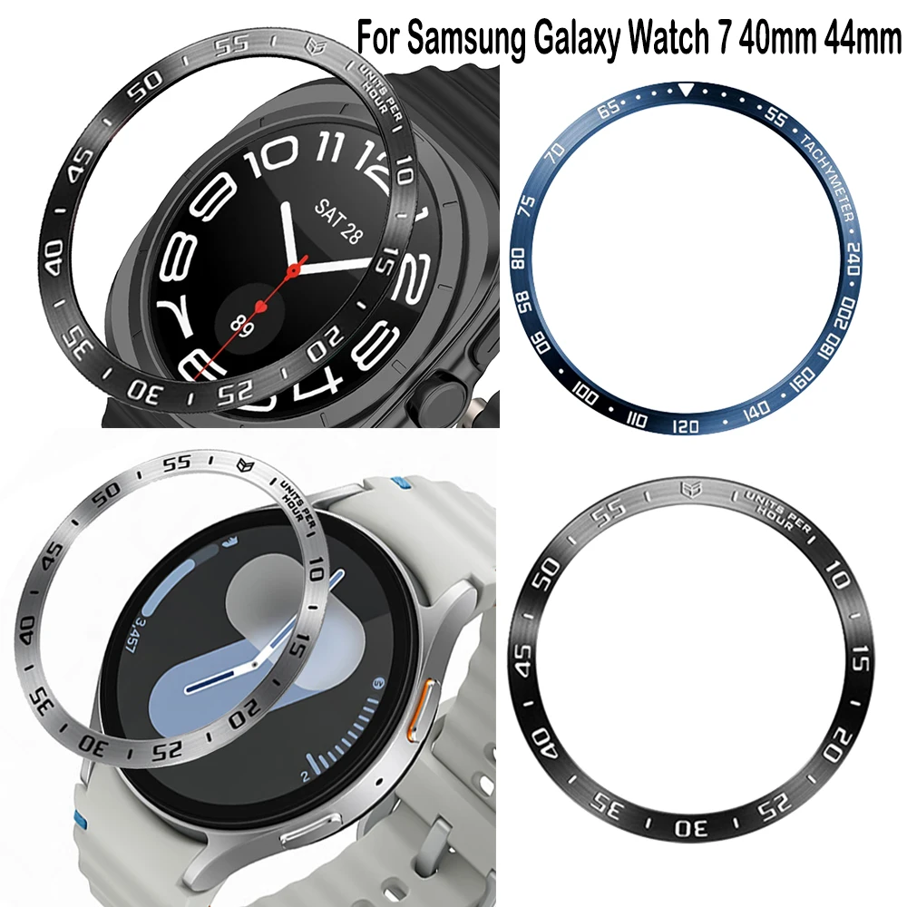 Premium Metal Bezel Ring Cover for Smartwatch - Durable Steel Frame Protector