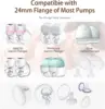 Flange Inserts 13/15/17/19/21mm,Compatible with S9/S10/S12 etc 24mm Wearable Breast Pump,Breast Pump Flange Insert 3