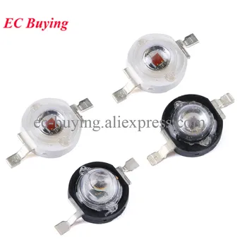 적외선 IR 고출력 LED 이미터, CCTV 카메라 IR 방출 튜브 다이오드, 보안용 블랙, 850nm, 940nm, 60 120 도, 700mA, 5 개, 3W
