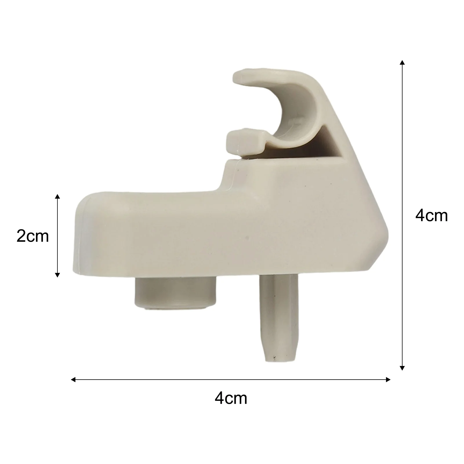 Auto-Innenraum, Auto-Sonnenblenden-Halterung, Visierhalterung, Beige, direkte Installation, einfach zu bedienen, aus ABS, praktisch und zuverlässig für Fiat – Detail 23