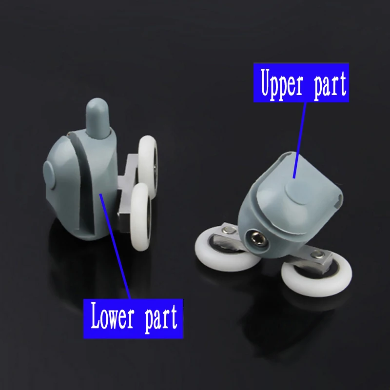 Premium Zinc Alloy Double Shower Door Roller with Multiple Bearing Diameters