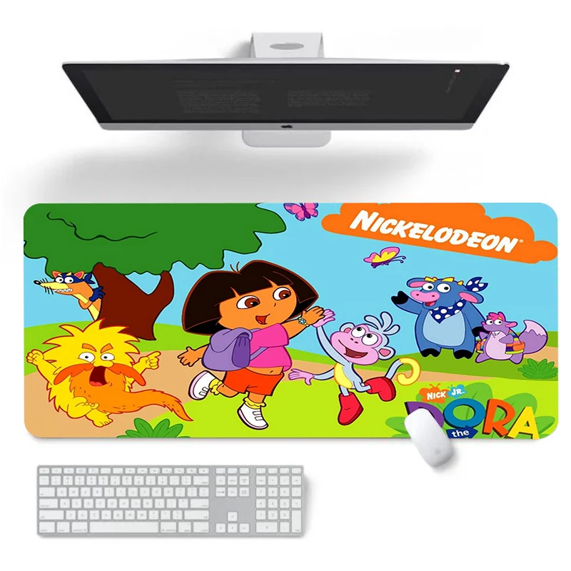 

Dora The Explorer Playmat Xxl Mouse Pad Xl Keyboard Gaming Mats Computer Tables Deskpad Mousepad Anime Deskmat Desk Mat Kawaii