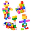 Magic Cube Puzzle Building Blocks Kindergarten Educational Color Recognition DIY Building Blocks Toys Gifts With Changing Colors 5