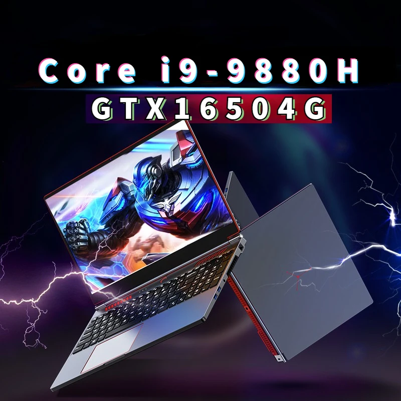 15 6-дюймовый игровой ноутбук мини-ПК Intel Core i9-9880H Nvidia Geforce GTX 16 1 4G ультрабук для Windows 11