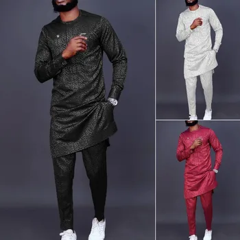 Kunle Long Sleeve Dashiki Outfit