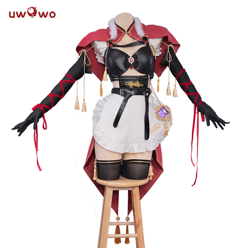 Эксклюзивное разрешение Uwowo Game Genshin Impact Fanart Beidou горничная вер Косплей Костюм