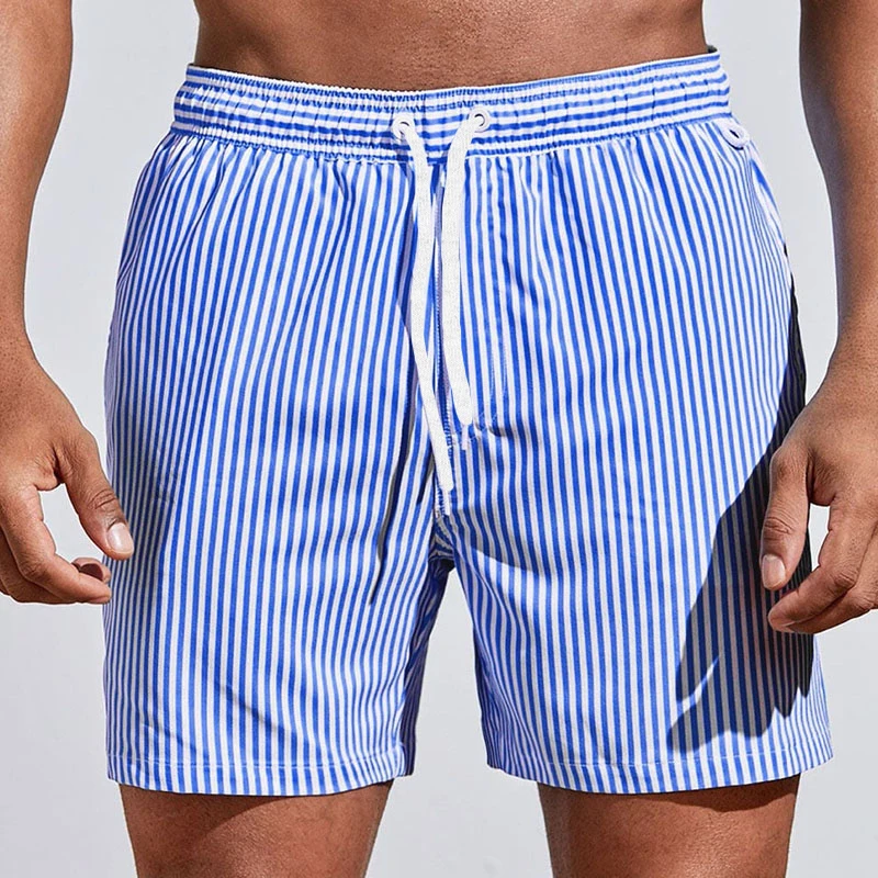 2024 MEN'S 3D PRINTED SHORTS SWIM SHORTS SWIM SHORTS DRAWSTRING ELASTIC WAIST DESIGN QUICK DRYING SPORTS SHORTS BEACH STYLE 3