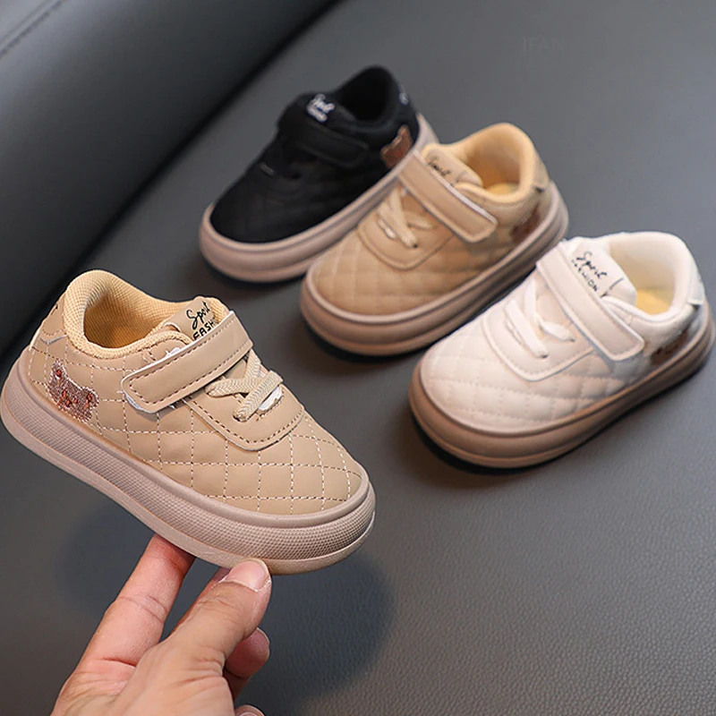 Waterproof Cartoon Baby Children Casual Shoes Girls Boys Kids Anti