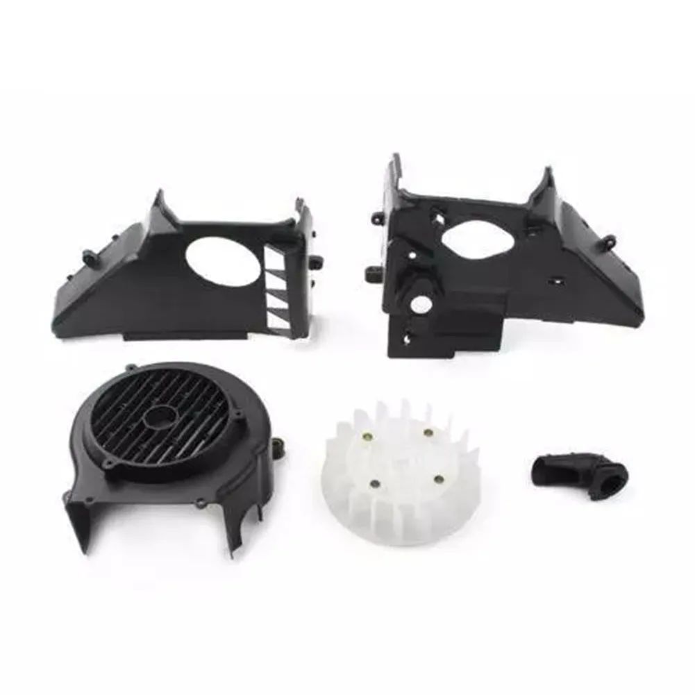 Motorcycle Engine Air Cooling Shroud Sets Fan Cover For GY6-Style 150cc Engine Scooter