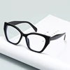 Europe&America Computer Reading Glasses Blocking Blue Light Big Frame Presbyopia Eyeglasses+1.0+1.5+2.0+2.5...+4.0 Unisex 1