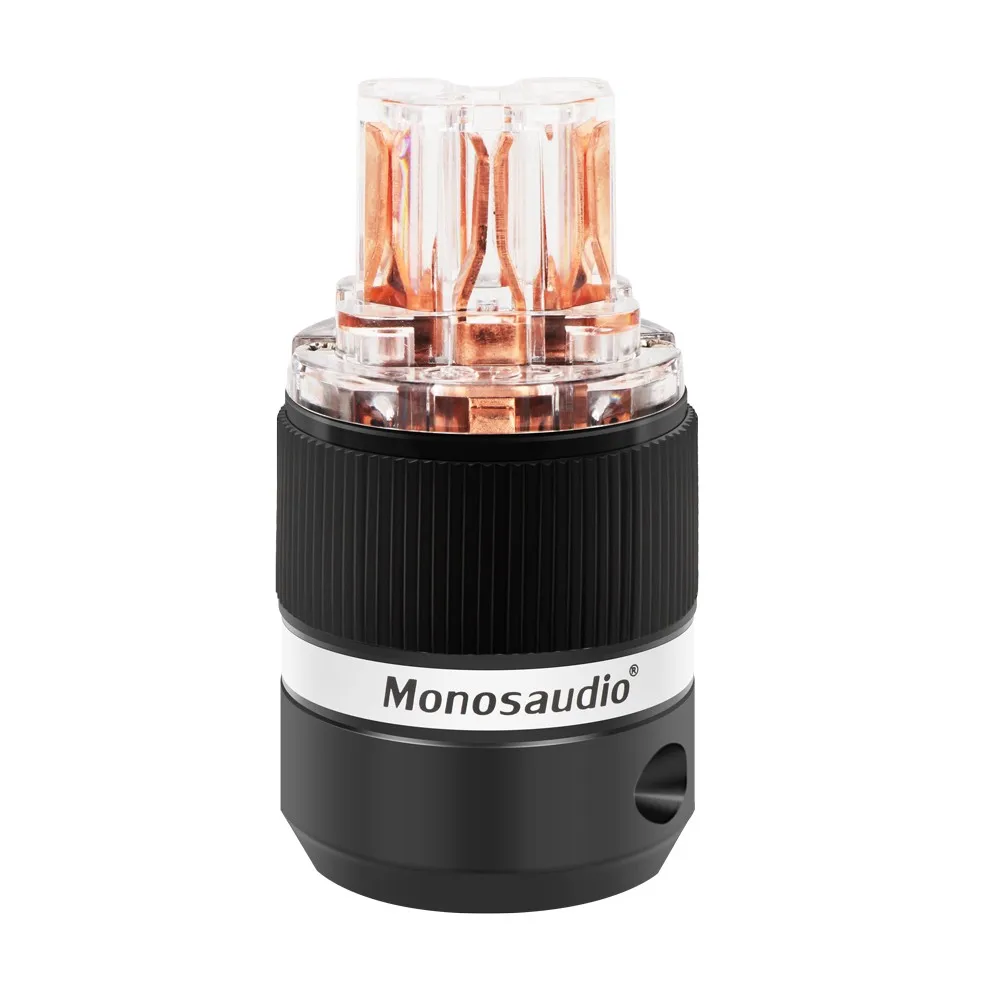 Monosaudio-Buchse, Netzstecker, Hi-End, reines Kupfer, Wechselstrom, Buchse, C15, Steckdose, 250 V, 16 A, Schraubverschluss für Hifi-Audiokabel – Detail 2