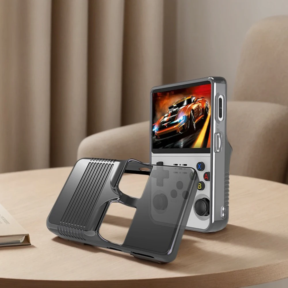 TPU Soft Case For R36S Handheld Game Console Transparent Protective Cover Anti-Scratch Skin Shell For R36S Gaming Accessories