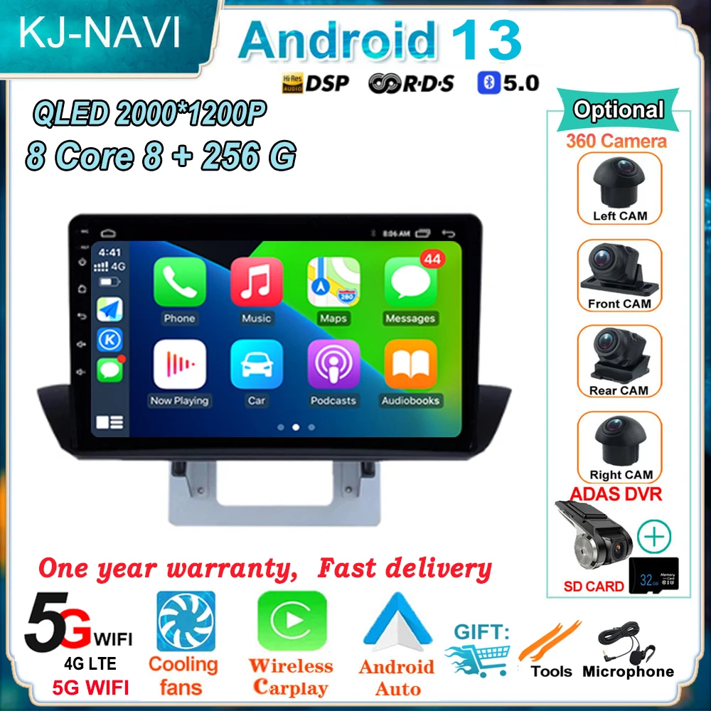 

Android 13 for Mazda BT50 2012-2018 Car RadioMultimedia Player GPS Navigation 4G LTE + 5G WIFI QLED Screen Head Unit