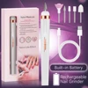 Electric Nail Polish Drill Set Machine With Light Multiple Gears Portable With Battery Electric Manicure Art Tools 5
