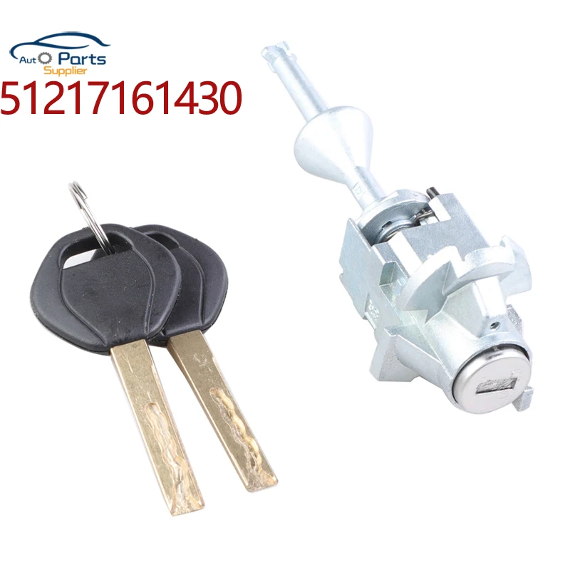 New 51217161430 Left Ignition Switch Lock Cable With 2 Keys For 
