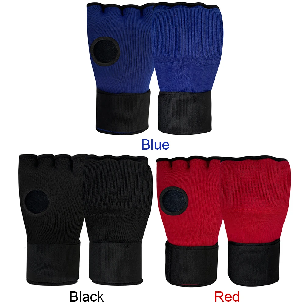 Boxing Hand Wrap Inner Gloves Half Finger Gel Boxing Glove for Muay Thai MMA Kickboxing Martial Arts Punching Training Accessori