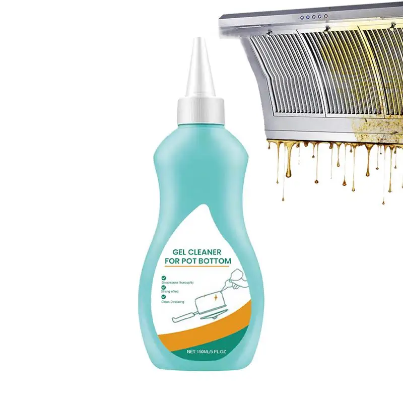 Magic Gel Cleaner For Pots And Pans Household Cleaners Scale Cleaner Wash Pot Gel Kitchen Grease Rust Remover Polishing