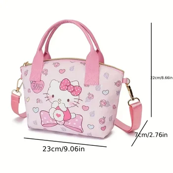 Cute Character Print Tote Handbag 1