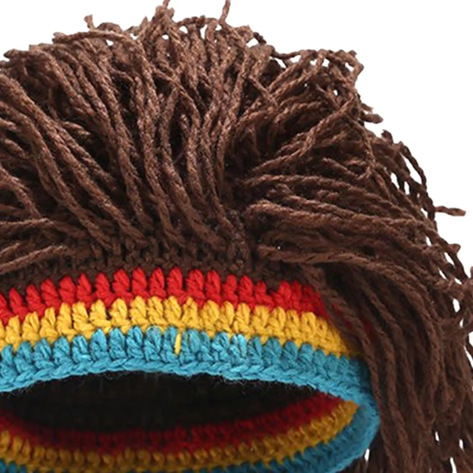 Knit Hat Winter Hat Personalized Comfortable Warm Hat with Dreadlocks Beanie for Halloween Theme Parties Dress up