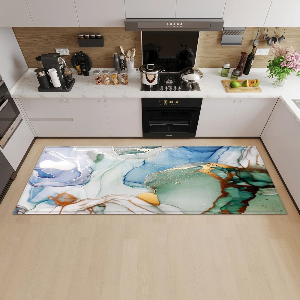 

6805 New Nordic Tie-Dye Carpet Wholesale Plush Mat Living Room Bedroom Bed Blanket Floor Cushion for Home Decoration