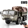2.4G Remote Control Rc Car Heavy-duty Six Wheel Truck Model With WiFi Cameras & Lights Simulation Military Card Toy Gift ﻿ 1