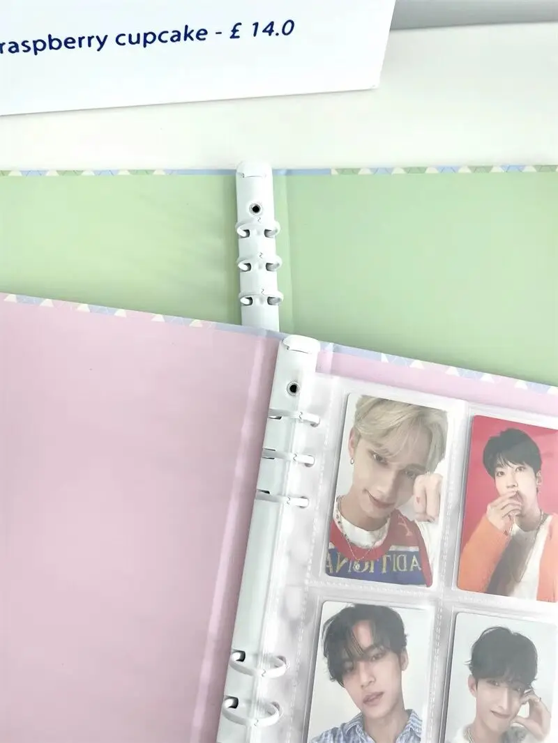 MINKYS Kawai Eiscreme Serie Rhombus A5 Kpop Fotokartenbinder Sammelbuch Idol Fotokartenhalter Fotokartenalbum Briefpapier – Detail 3